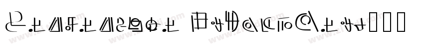 Tensentype XiChaoHei字体转换